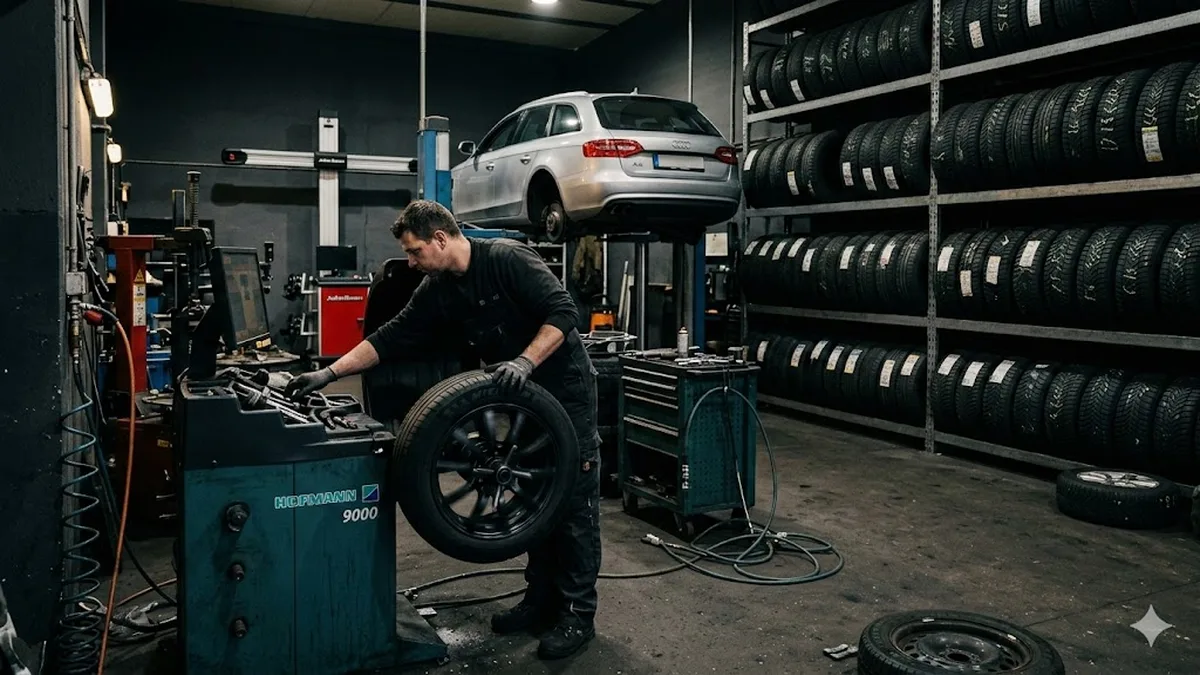 Achsvermessung nach dem Reifenwechsel