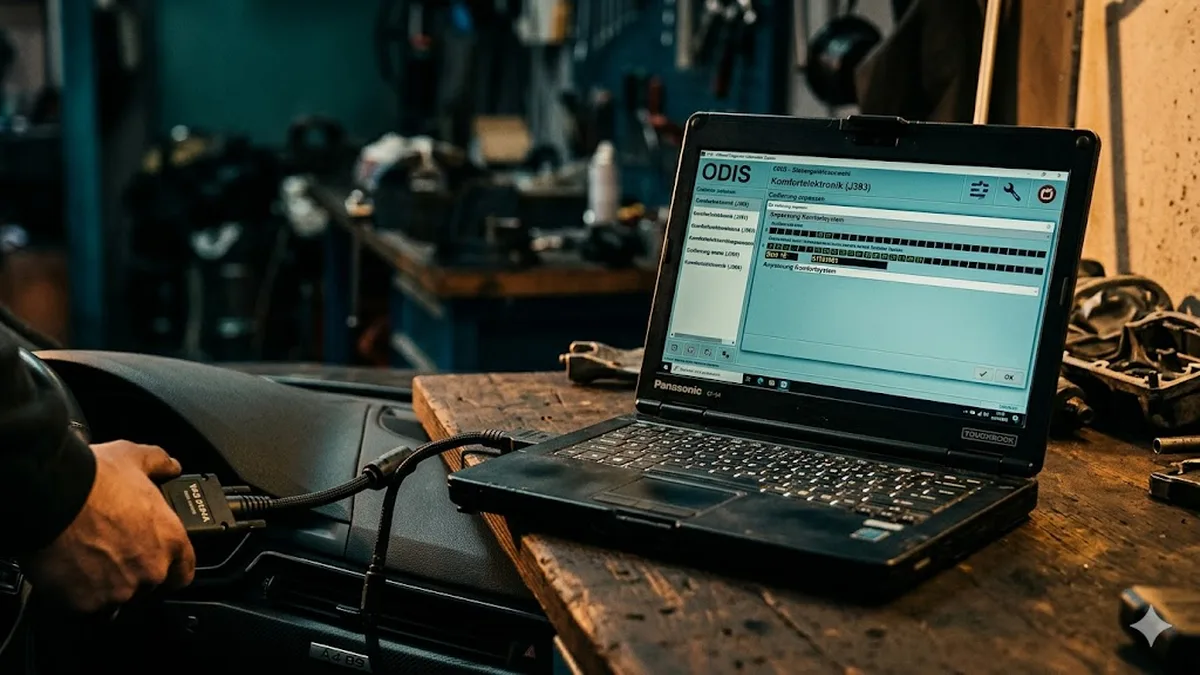 Audi A4 B9: Komfortelektronik und Steuergeräte mit ODIS