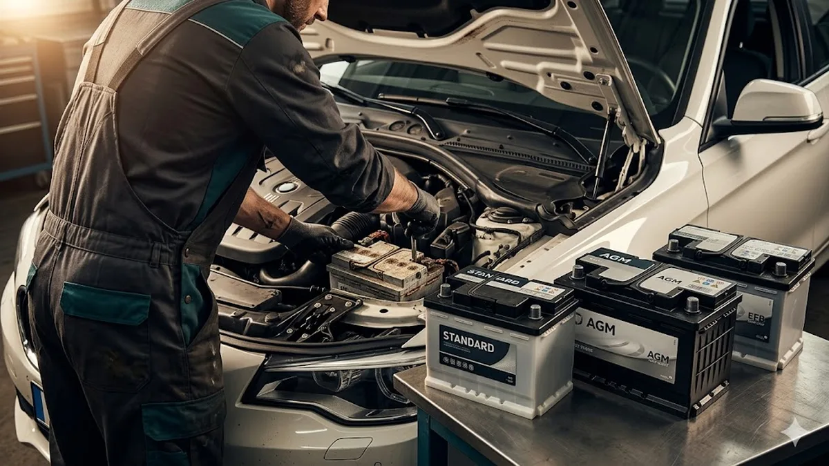 Autobatterie kaufen – AGM, EFB oder Standard?