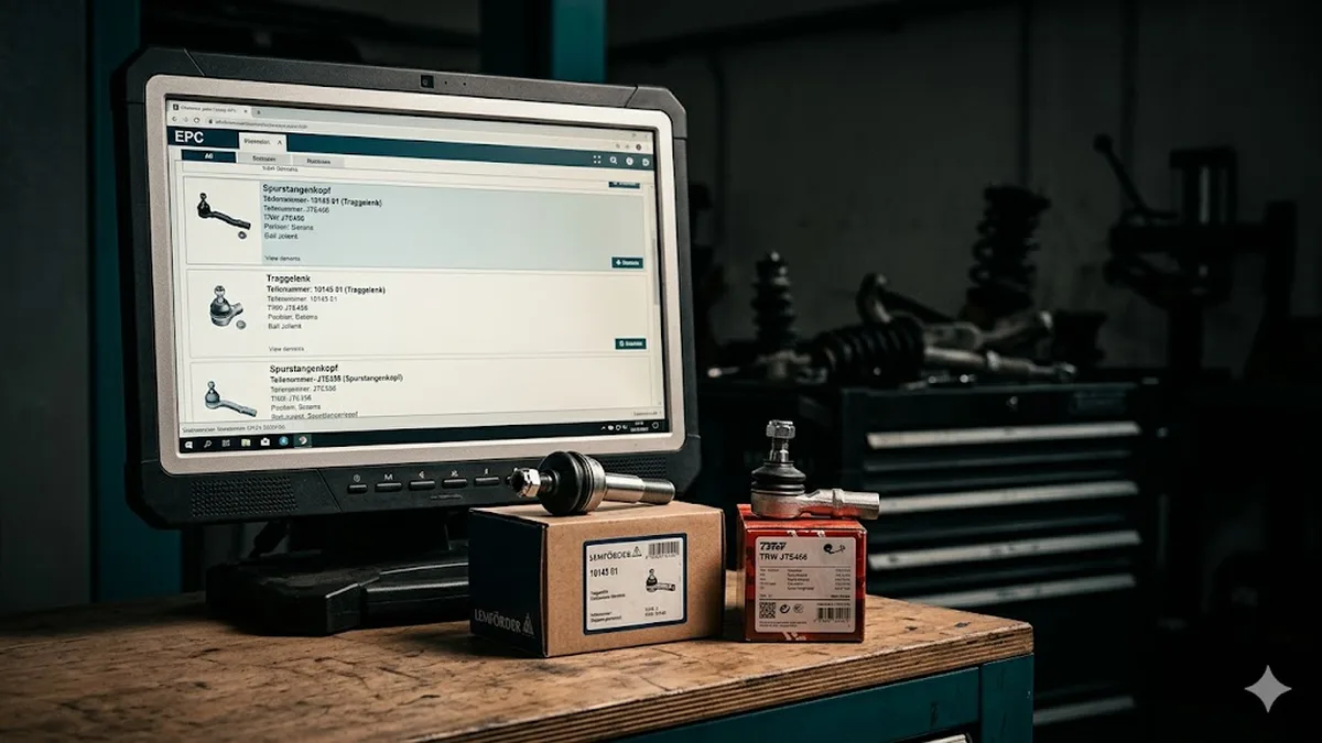 Spurstangenkopf und Traggelenk – sicherheitsrelevant