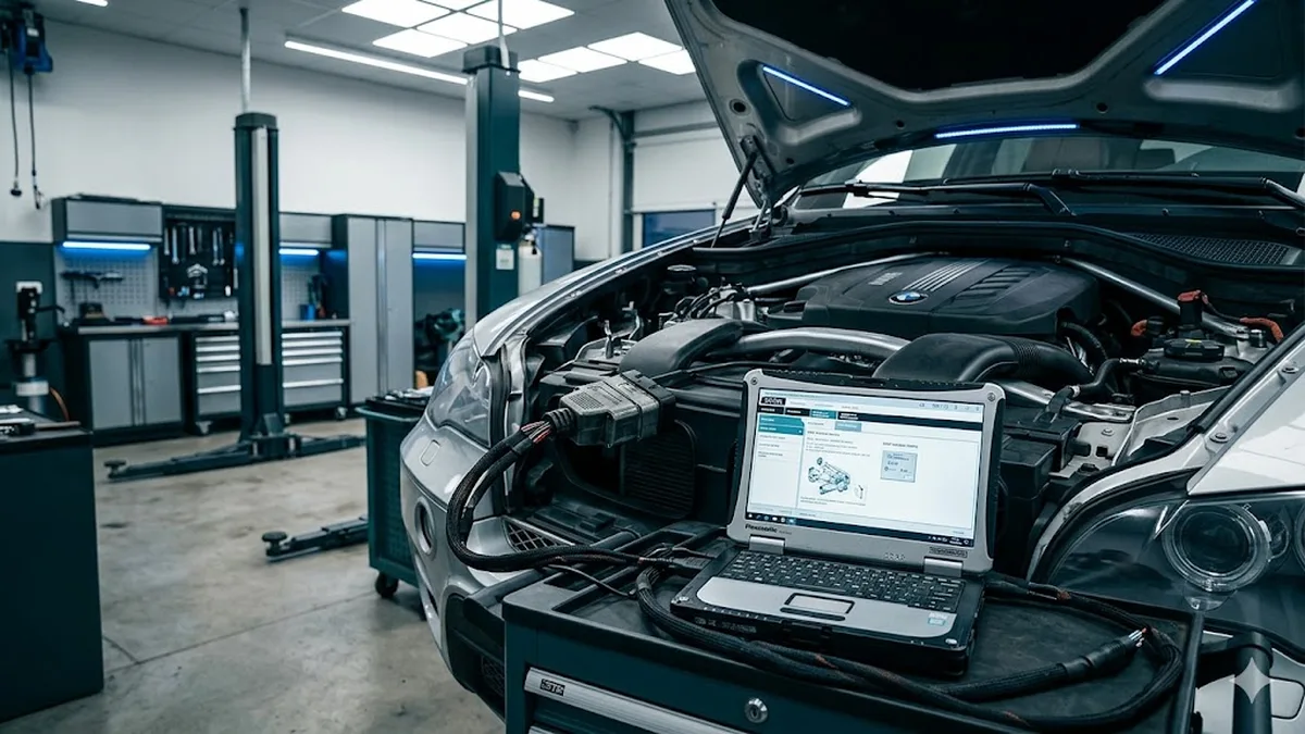 BMW X5 E70 Luftfederung sackt ab – EHC-Diagnose mit ISTA