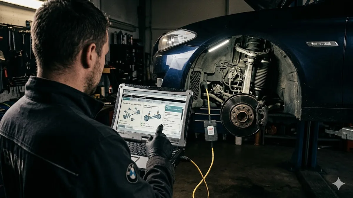 BMW 5er F10/F11 – EDC und Luftfederung: Diagnose mit ISTA