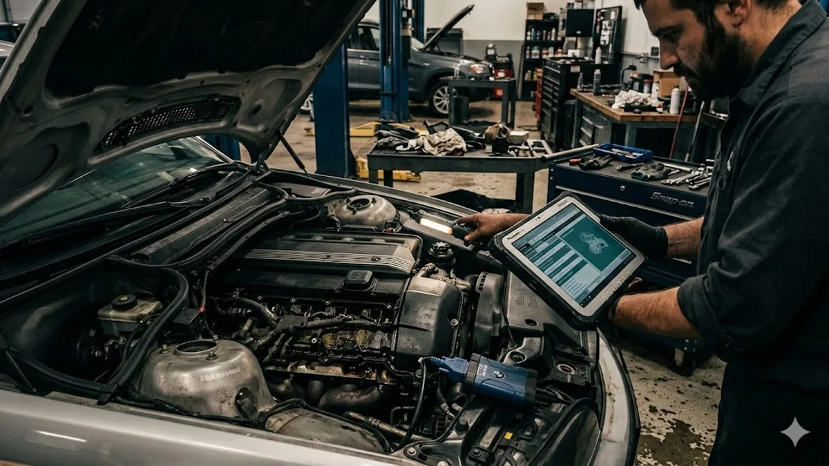 BMW E46 Ölverlust: Ventildeckeldichtung diagnostizieren