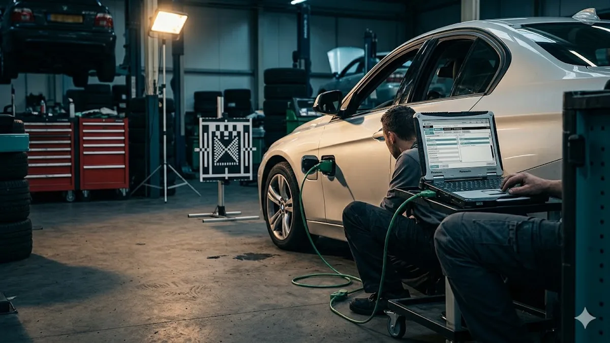 BMW F30 ADAS-Sensorik: Systeme und Kalibrierung mit ISTA