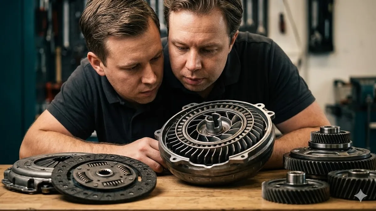 Drehmomentwandler oder Kupplung im Vergleich