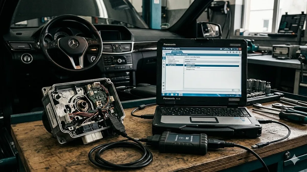 Mercedes COMAND Karten-Update – Händler oder selbst?