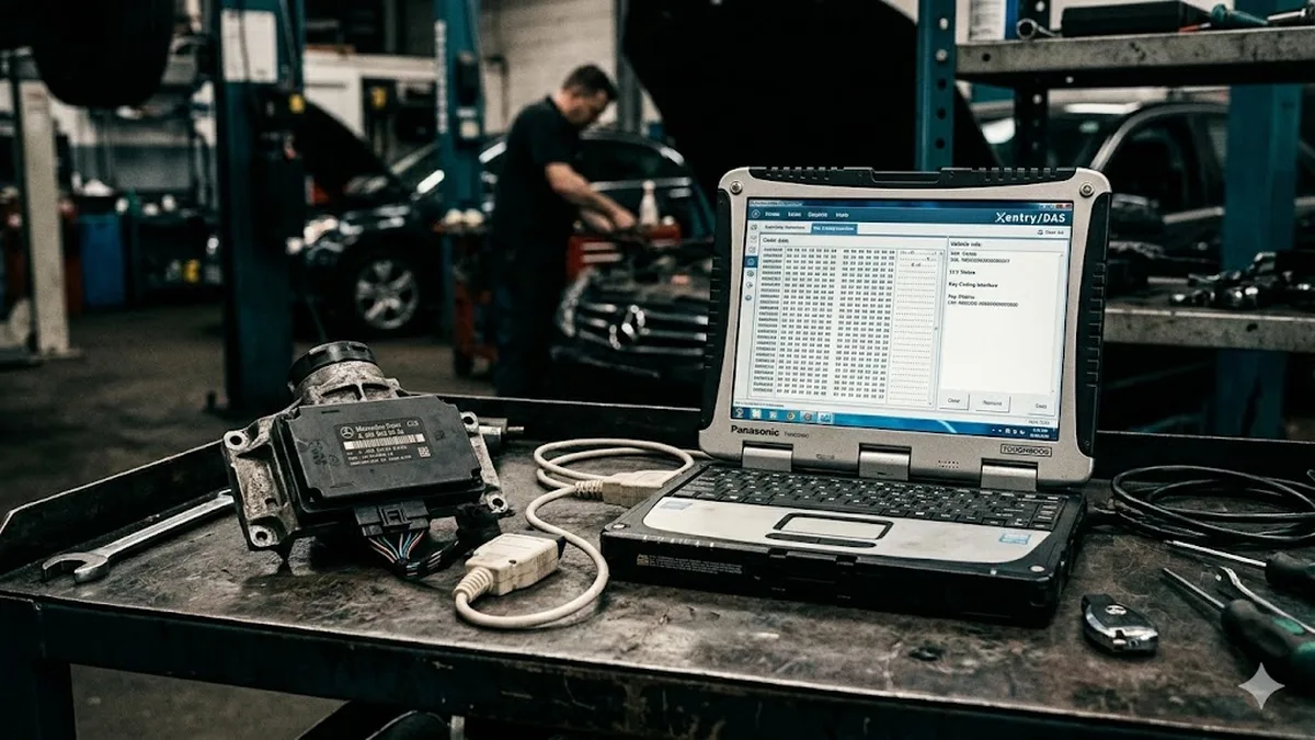 Mercedes Wegfahrsperre: Schlüssel und Code verloren?