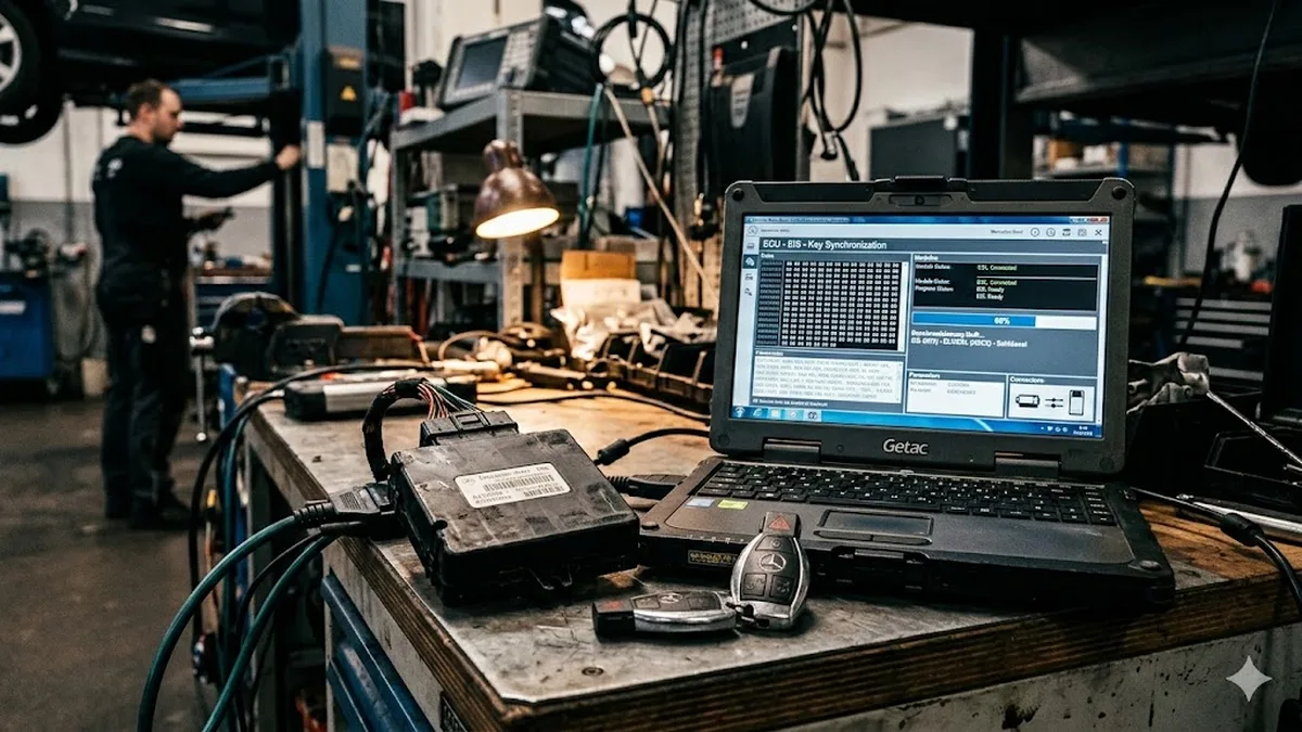 Mercedes Verheiraten – EIS, ECU und Schlüssel erklärt