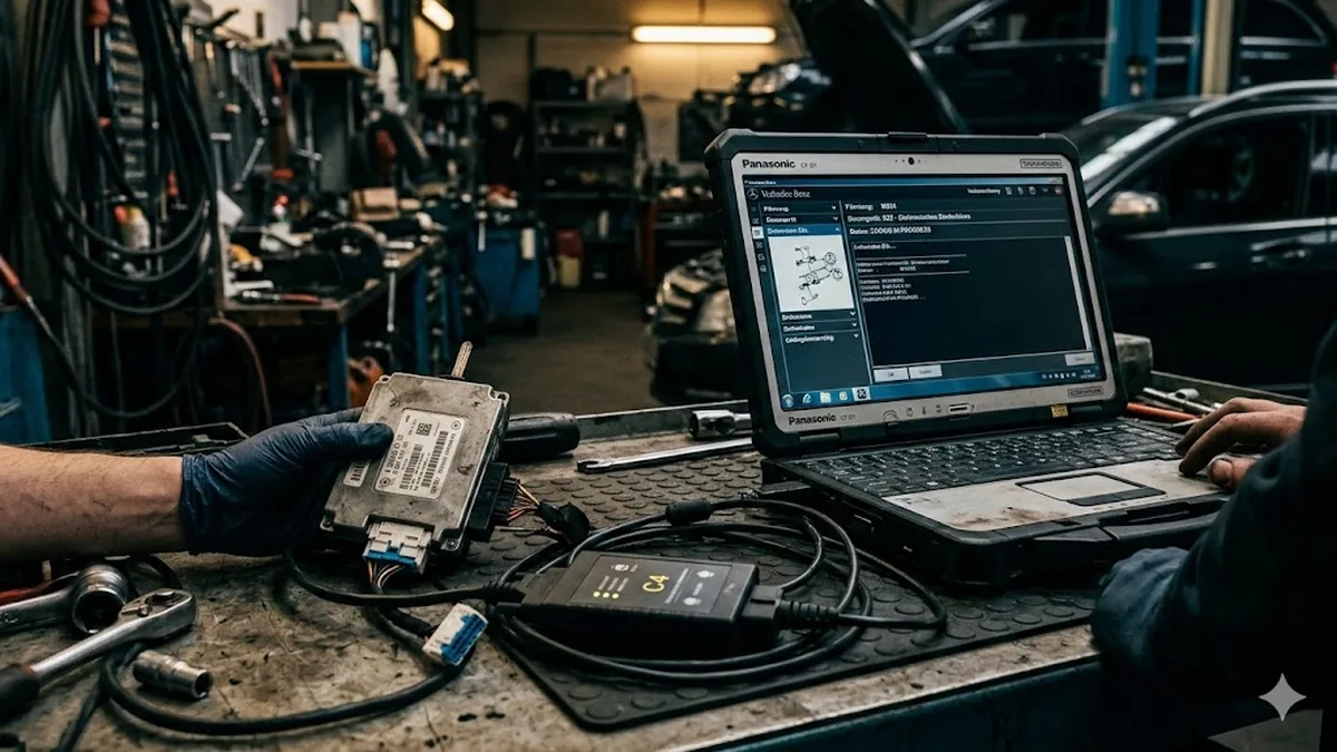 Mercedes Steuergerät entheiraten – Leitfaden