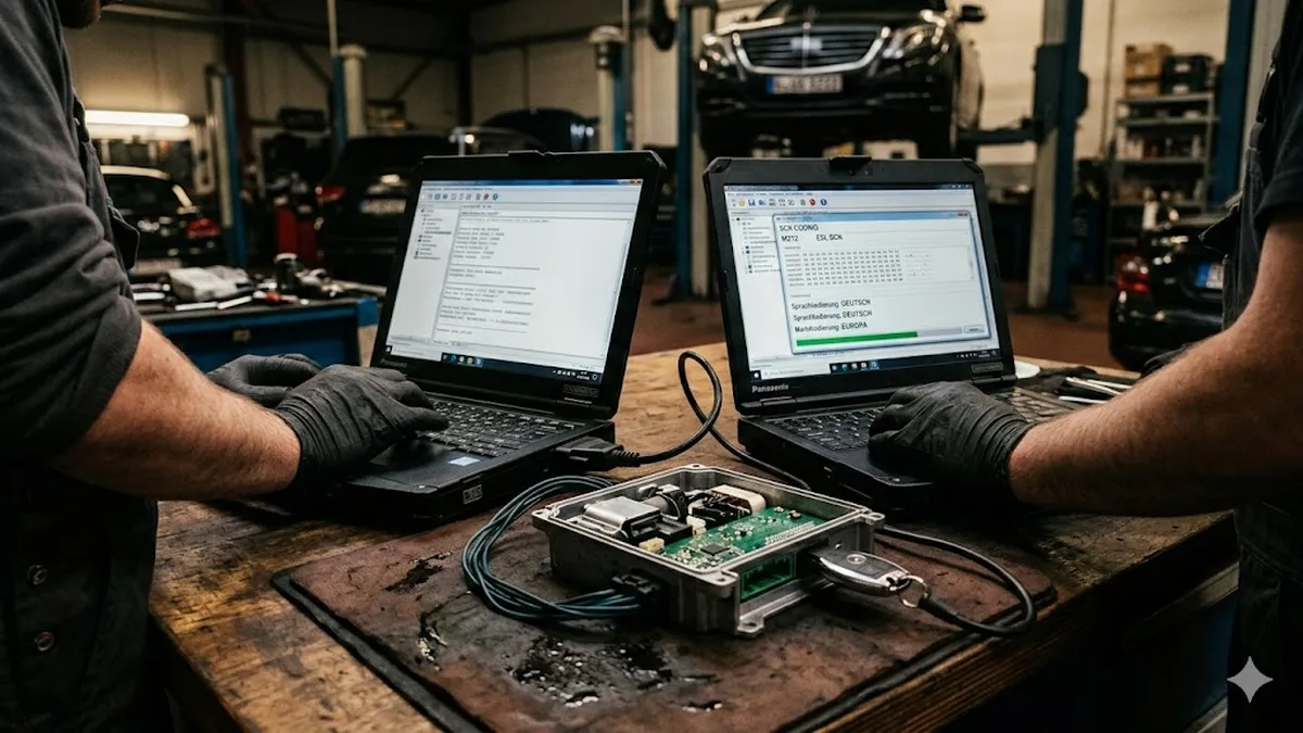 Sprach- und Marktcodierung: C-, E-, S-Klasse ändern