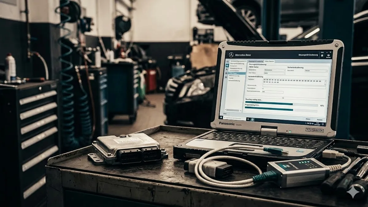 Mercedes Steuergerät tauschen mit FBS4 – Praxiswissen