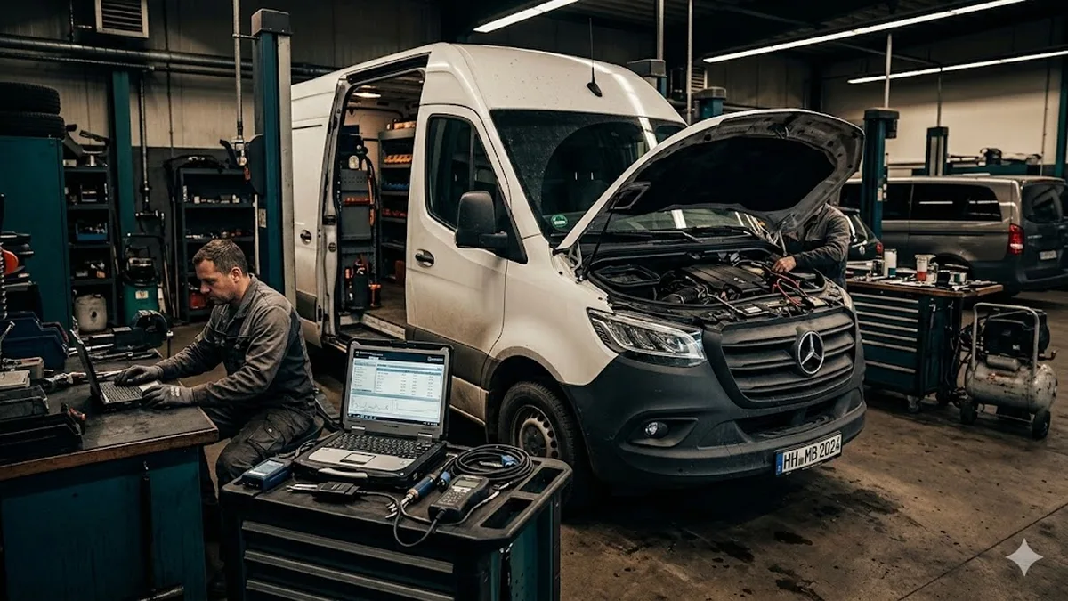 Sprinter & Vito Wartung fuer Gewerbekunden