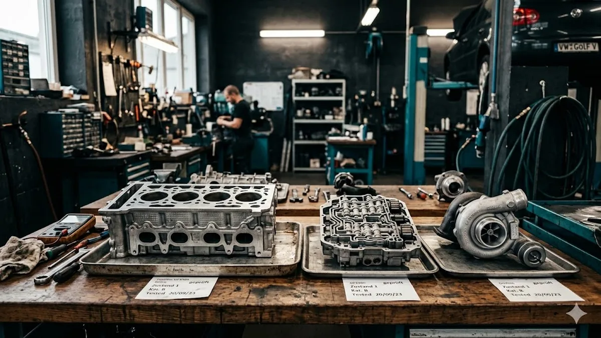 Gebrauchtteil-Zustandskategorien: Was bedeutet was?