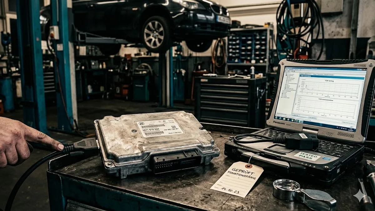 Gebrauchtes Automatik-Steuergerät – TCM und Codierung