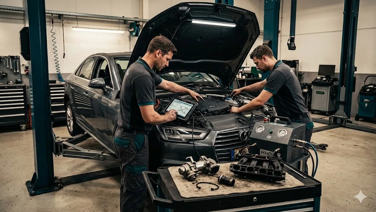 H2-Motorreinigung vs. AGR-Reinigung – der Unterschied