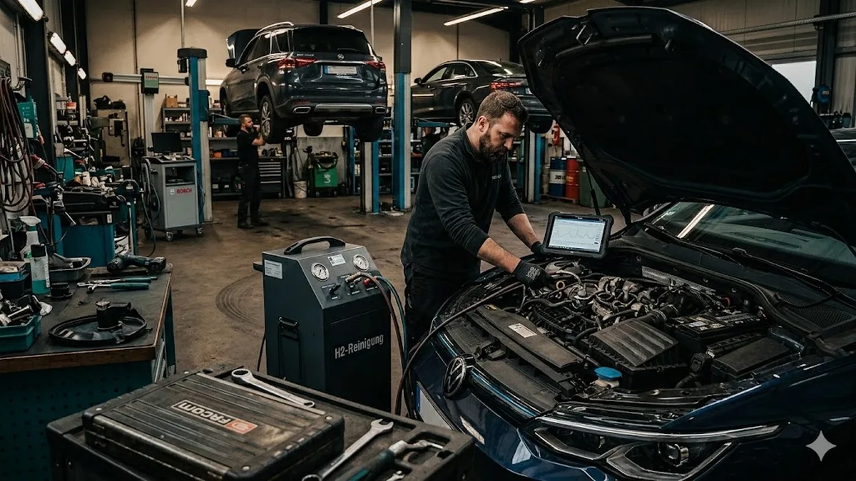 AGR-Ventil verkokt: H2-Reinigung statt Tausch