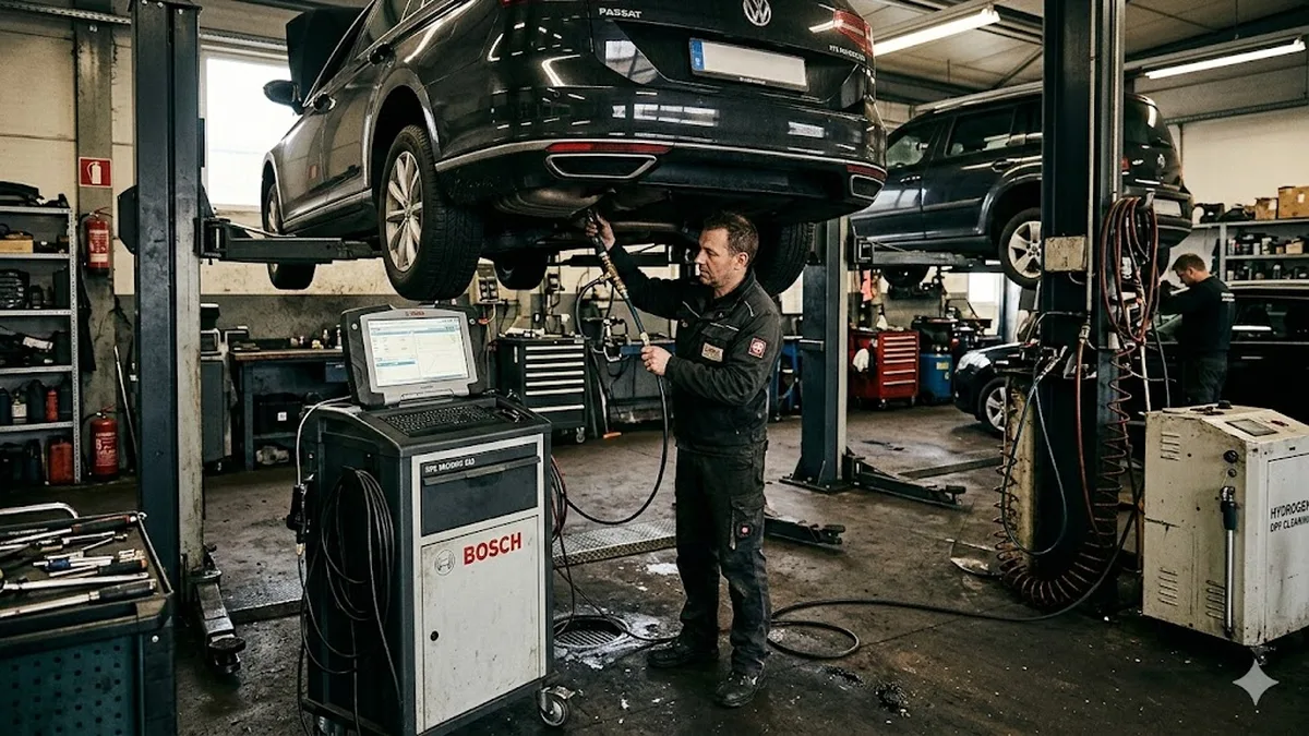 DPF reinigen ohne Ausbau – mit Wasserstoff