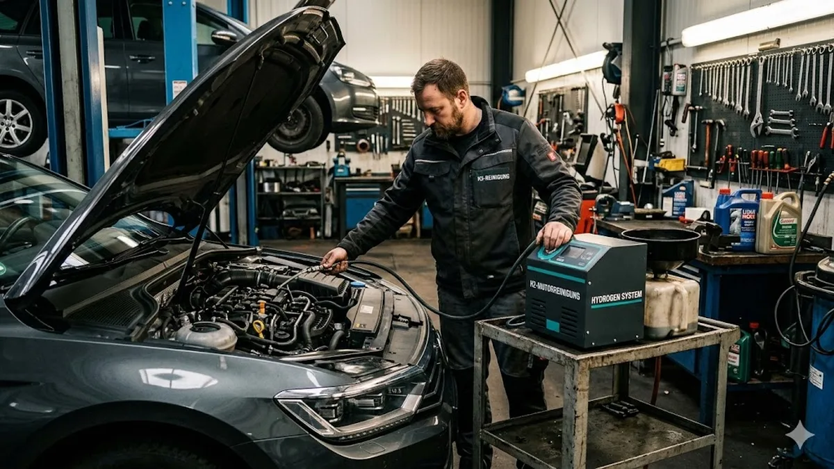 H2-Motorreinigung: So funktioniert das Wasserstoff-Verfahren