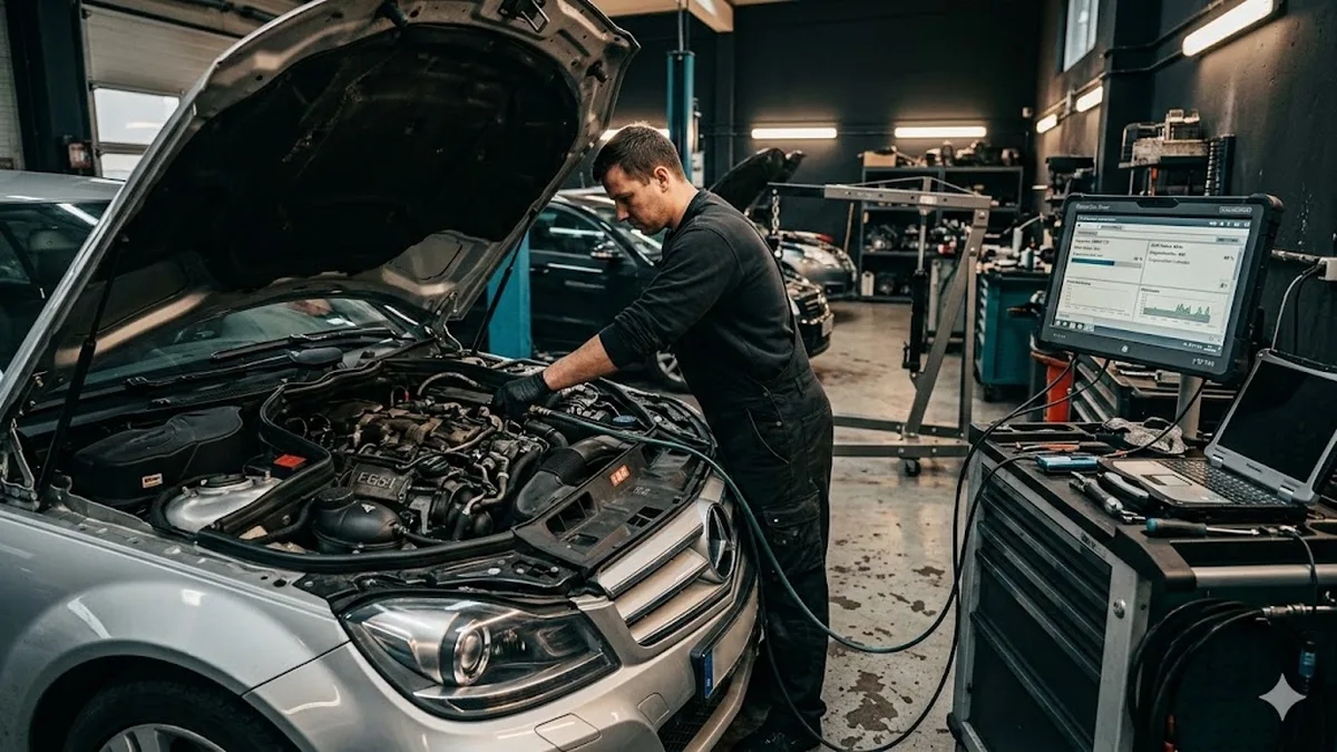 Mercedes CDI OM651: Ruß und AGR mit H2 behandeln