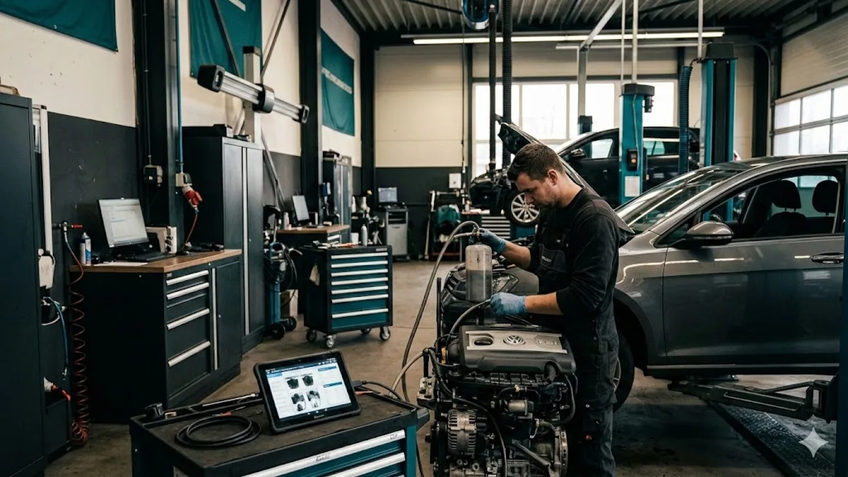 TSI Einlassventile verschmutzt – H2-Reinigung im Test