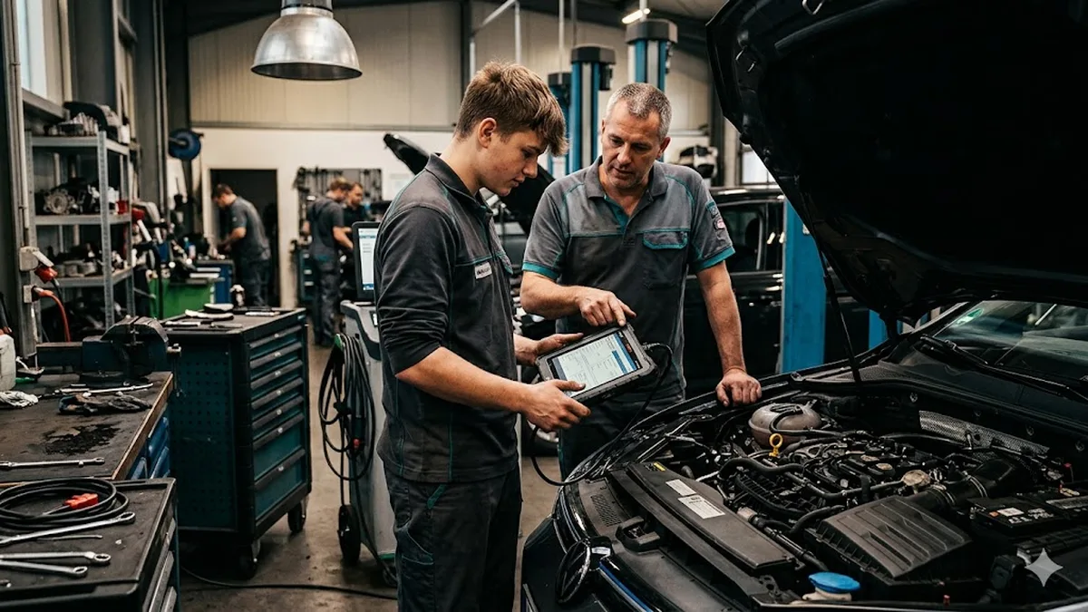 Ausbildung bei KFZ Dietrich: Diagnose ab Tag 1
