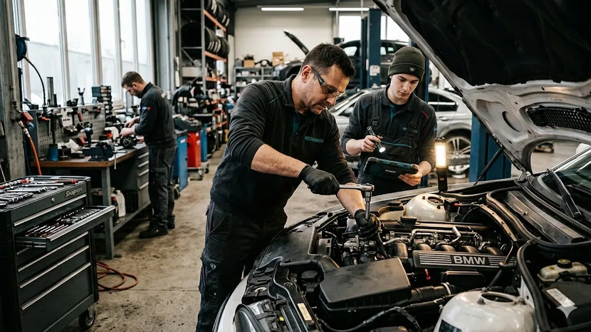 BMW-Mechaniker: Schrauben statt nur Teile tauschen