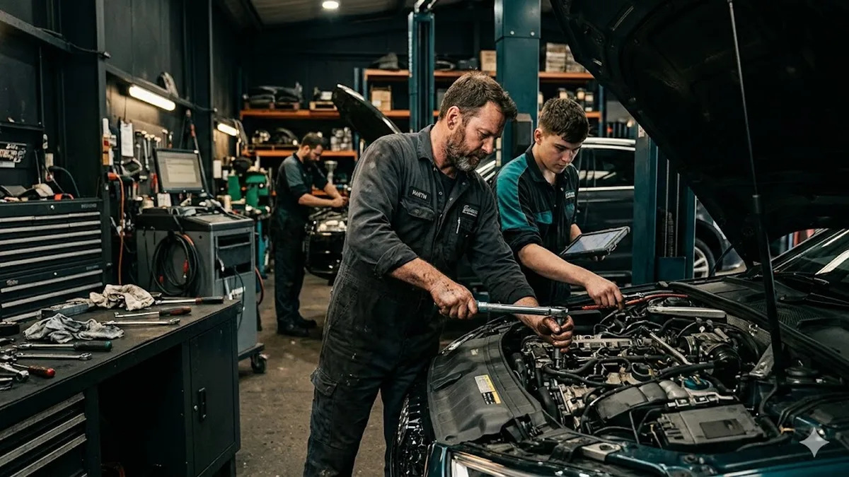 Stirbt das echte Mechaniker-Handwerk? Nicht bei uns.