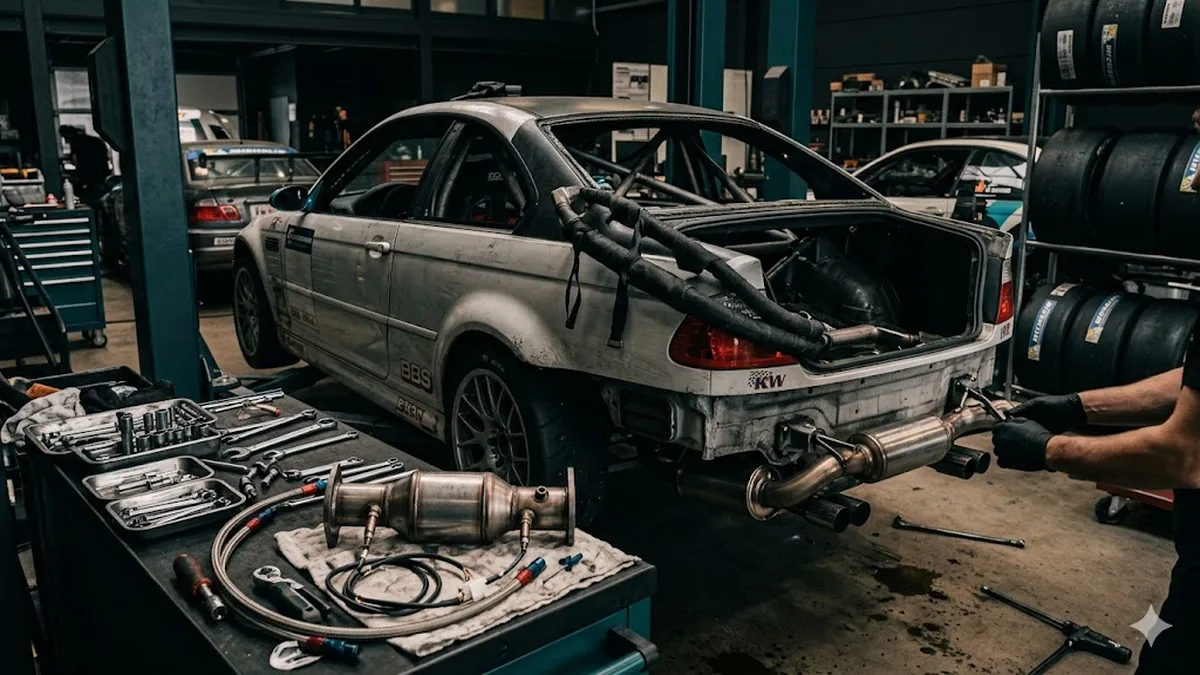 Katalysator-Emulator: Integration für Track-Fahrzeuge