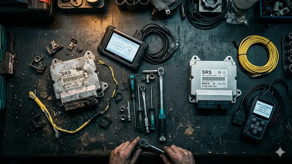 Airbag-Steuergerät nach Unfall – was gespeichert wird