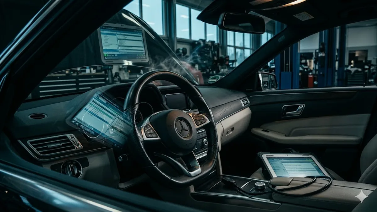 Mercedes 4MATIC Verteilergetriebe: Diagnose mit XENTRY