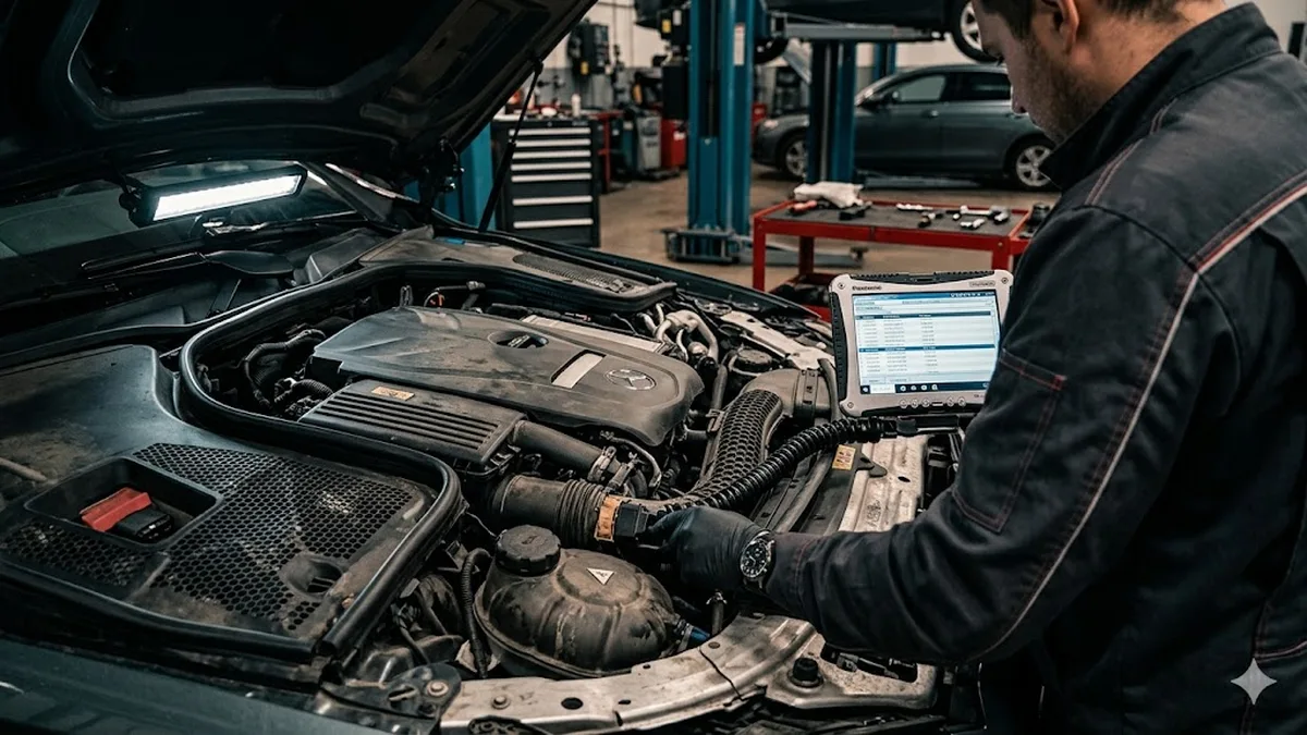 Mercedes AdBlue Fördermodul defekt – Diagnose vor dem Tausch