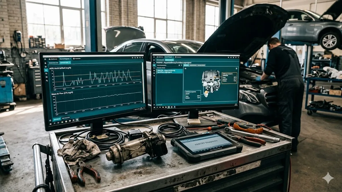 Mercedes AGR-Ventil: Symptome und Reinigung vs. Tausch