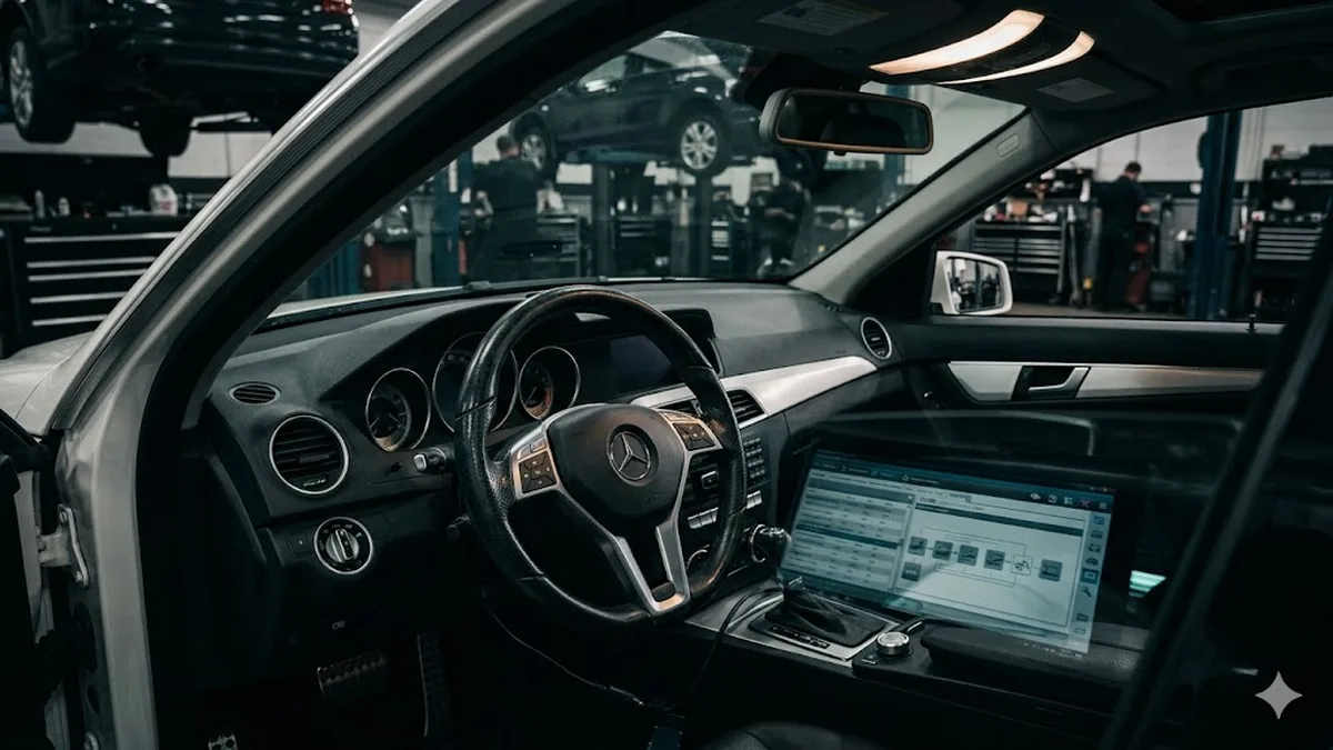Mercedes W204 – Steuergerät-Probleme und XENTRY-Diagnose