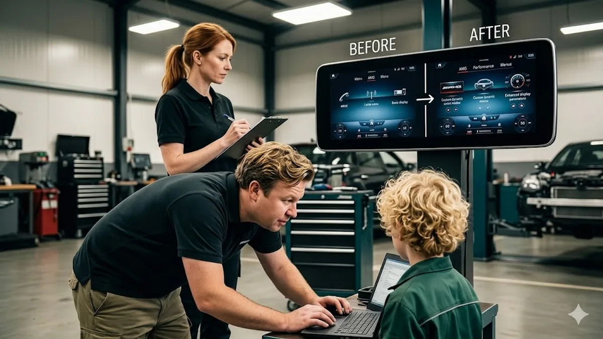 Mercedes MBUX: Welche Codierungen mit XENTRY möglich sind