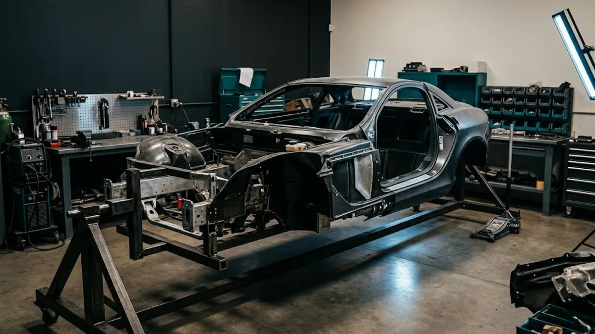 Mercedes SLR McLaren (C199): Carbon-Monocoque & M155