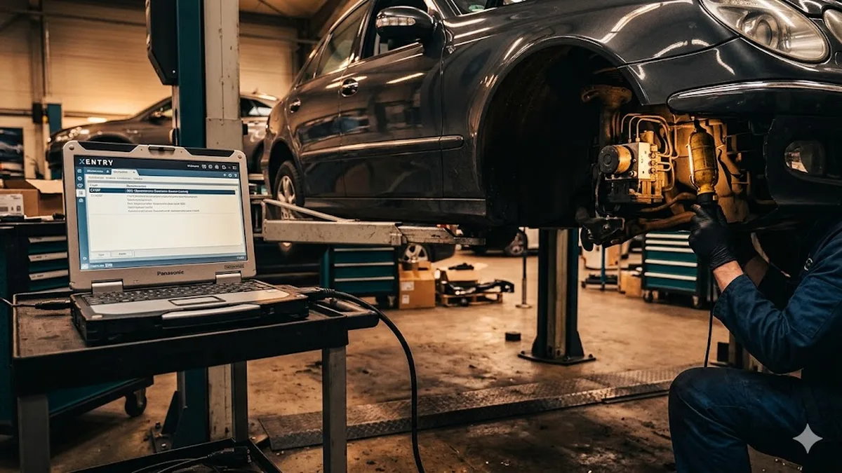 Mercedes W211 SBC-Bremse – C149F und XENTRY-Diagnose