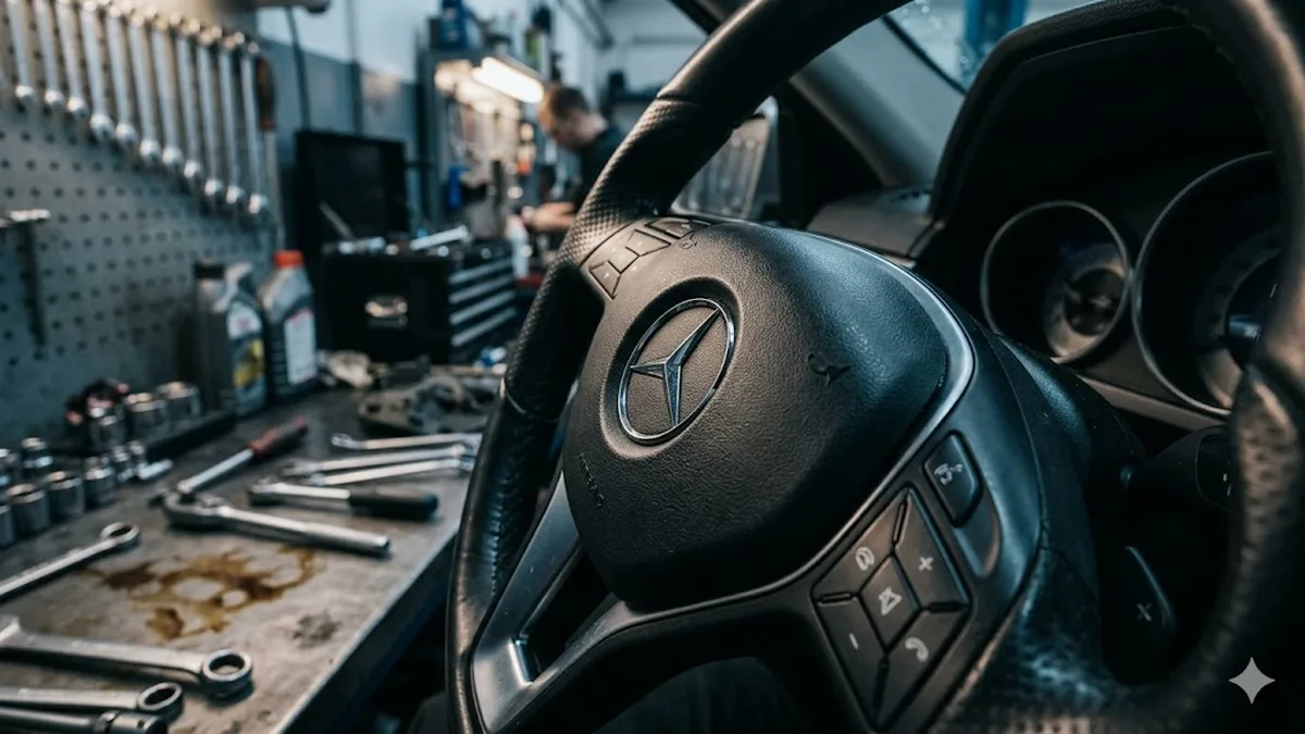 Mercedes W212 Lenkung: Knarzen & Spiel diagnostizieren
