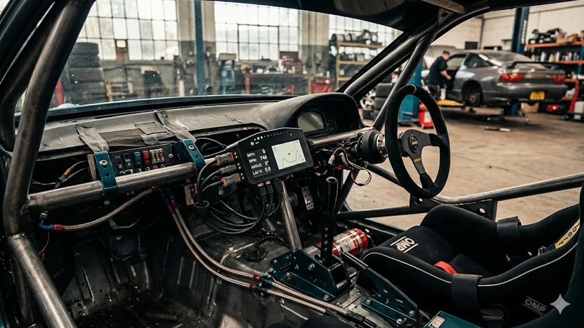 Lenkwinkelvergrößerung für Drift