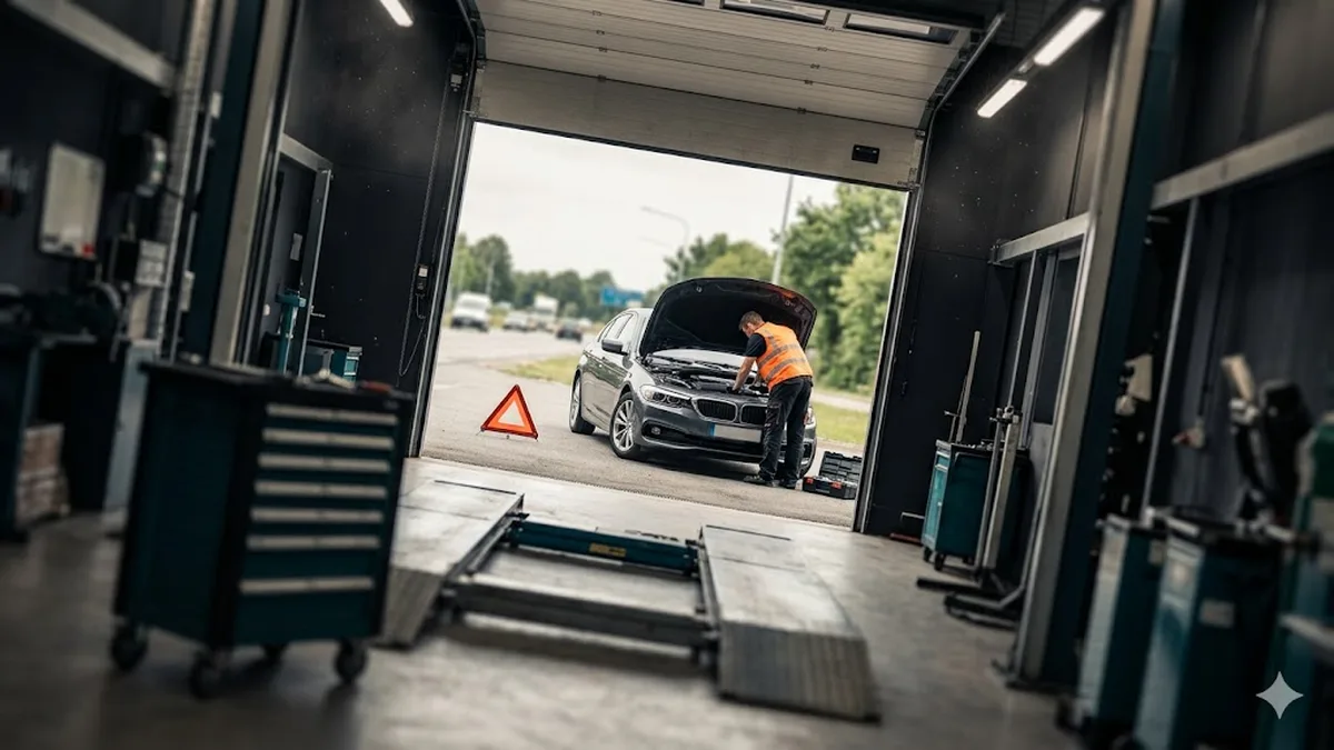 Bremse oder Lenkung schwer: Was während der Fahrt hilft
