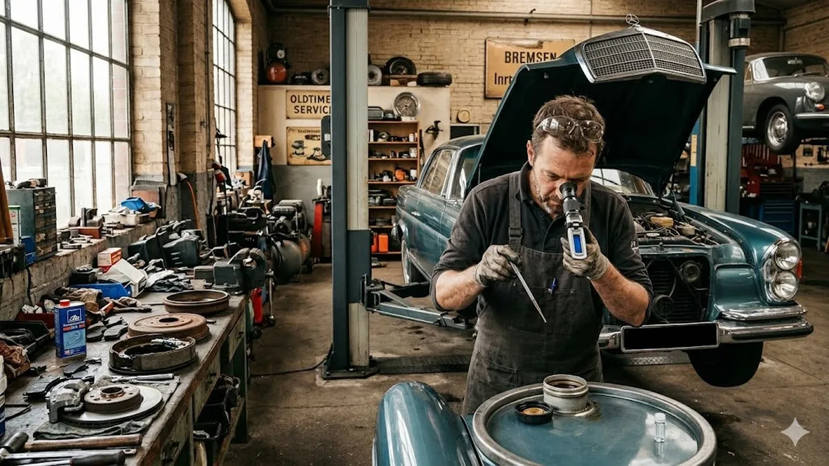 Oldtimer Bremsenrevision: Trommel- und Scheibenbremsen