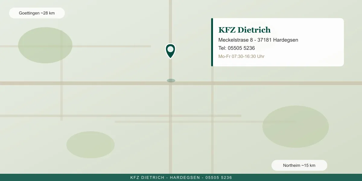 KFZ Dietrich – Meckelstraße 8, 37181 Hardegsen